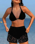 Nicoletta | Elegante Effen Kanten Bikiniset