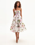 EMERY | Midi Bloemen Jurk