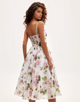 EMERY | Midi Bloemen Jurk