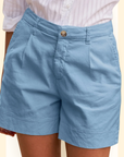 Ilaria | Zomer shorts met Hoge Taille en Zakken