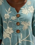 Camilla | Elegante Bloemen Midi Jurk