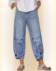 Vesna | Casual Geborduurde Broek