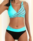 Giorgia | Geprinte Bikini in Warme Tinten met Ondersteuning