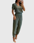 Jennifer™ | Trendy blouse- en broekset