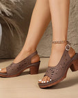 Kiara™ | Sandalen met sleehak
