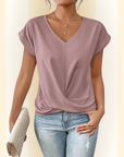 Virelle | Comfortabel T-shirt met elegante halslijn