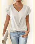 Virelle | Comfortabel T-shirt met elegante halslijn