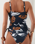 Isla - Tankini Set met Tropische Bladerenprint