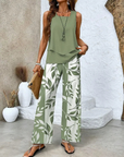 Ovelynra™ | Mouwloze top en wijde broek