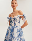 LESLIE | Floral Midi Jurk
