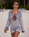 Federica | Boho gestreepte Cover-up voor de zomer