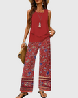 Ovelynra™ | Mouwloze top en wijde broek