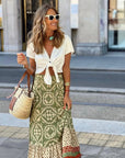 Novyra | Dames midi-rok met leuke patronen