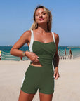 Cobalto - Tankini set met geplooide zwemshorts