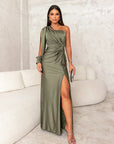 KATJA | One-Shoulder Maxi Jurk