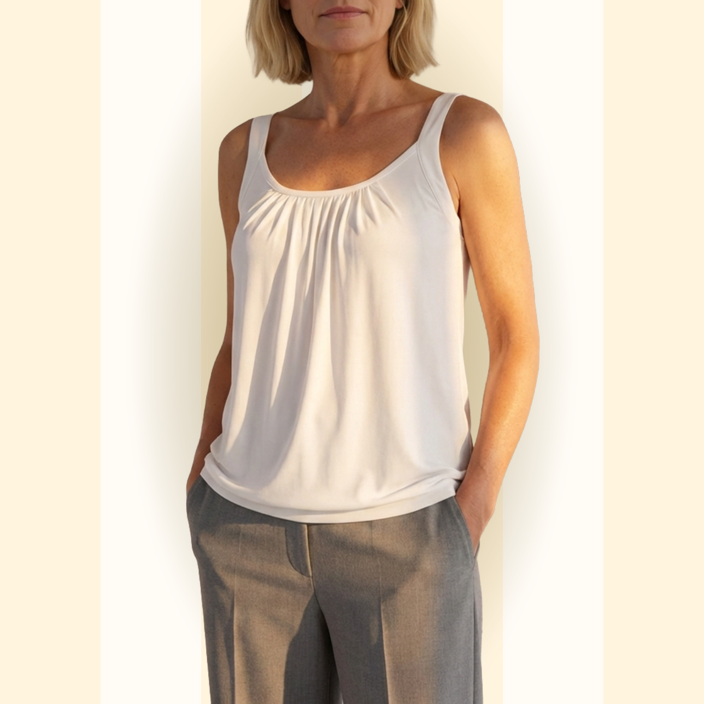 Lucia - Zwevende Midi-jurk