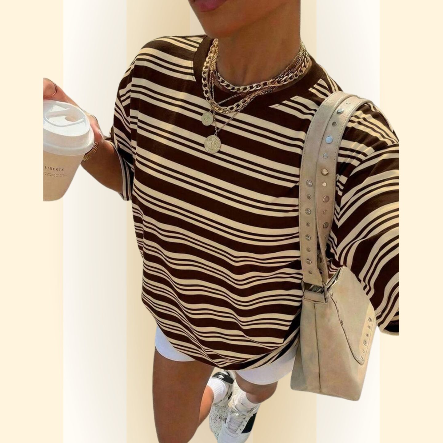 Alenya | Comfortabel t-shirt met strepen