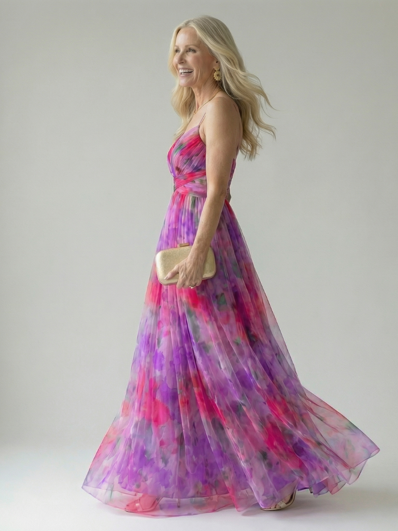 Gemma | Zachte Wrap Lange Jurk
