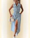 Lioren | Maxi Denim Jurk