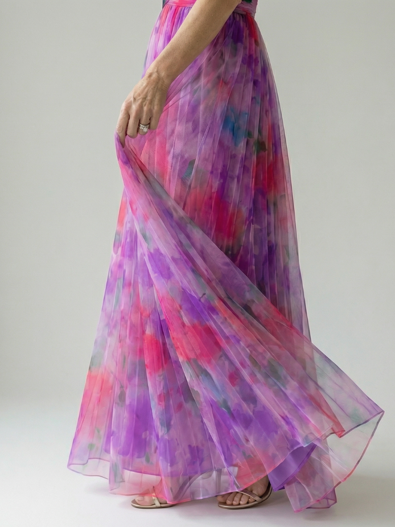 Gemma | Zachte Wrap Lange Jurk