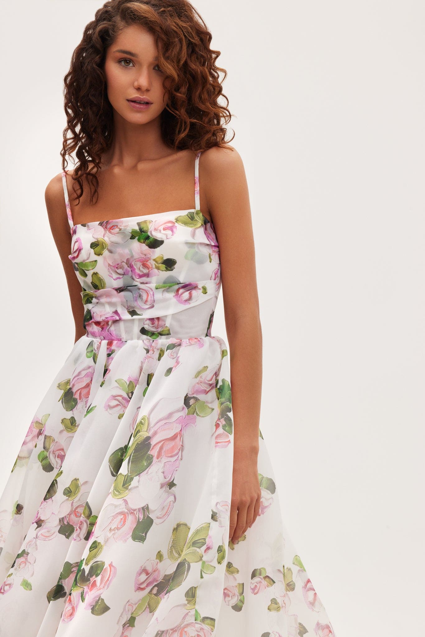 EMERY | Midi Bloemen Jurk