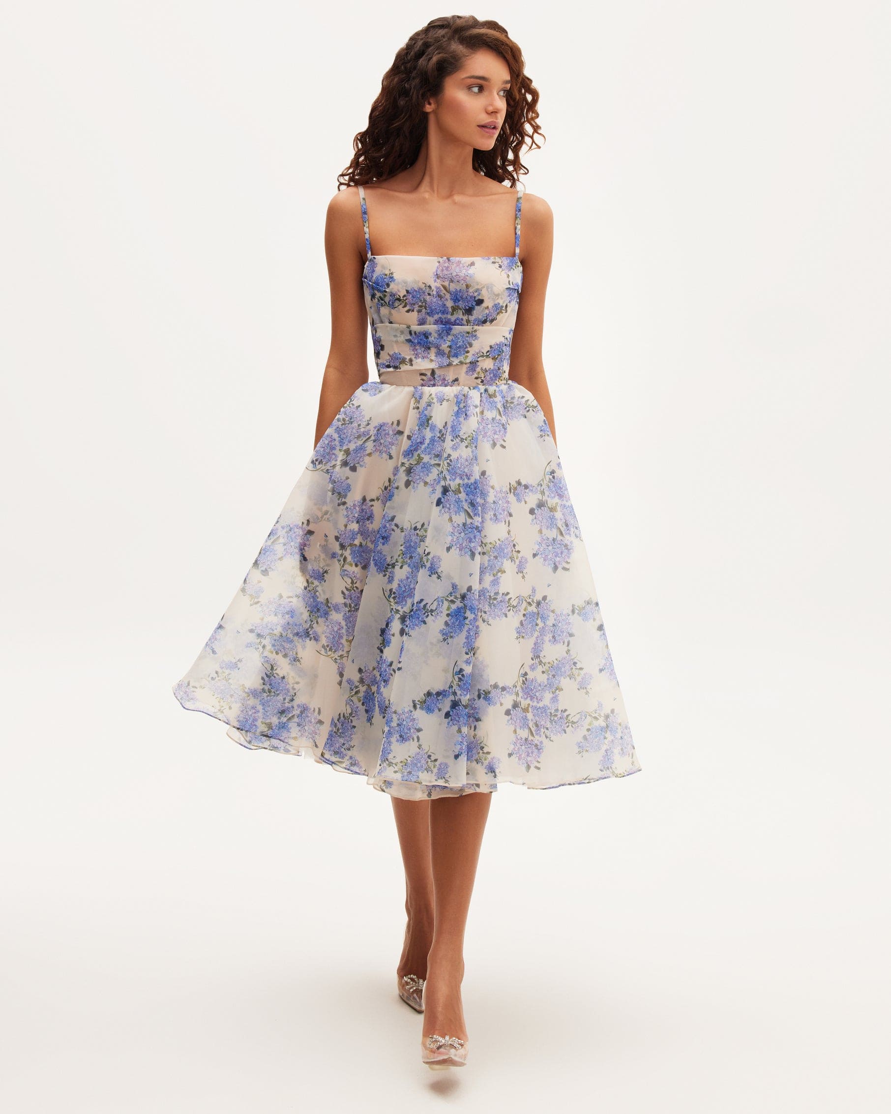 EMERY | Midi Bloemen Jurk