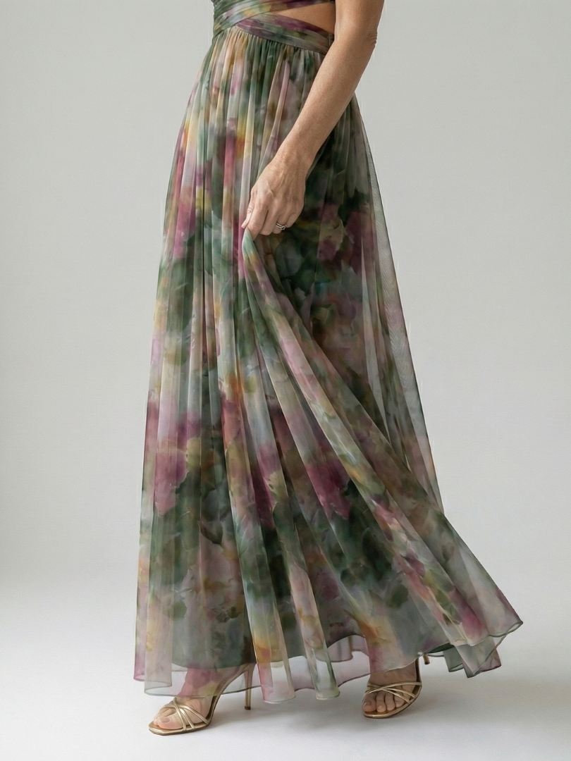 Gemma | Zachte Wrap Lange Jurk