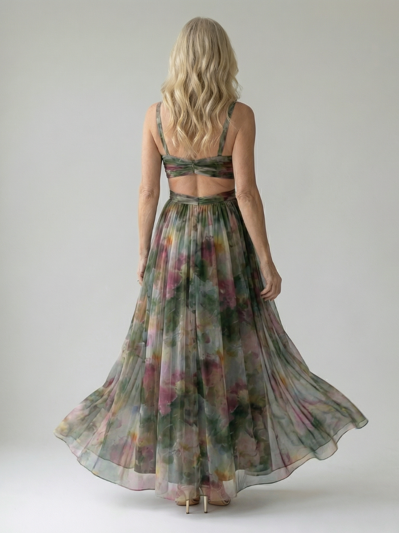 Gemma | Zachte Wrap Lange Jurk