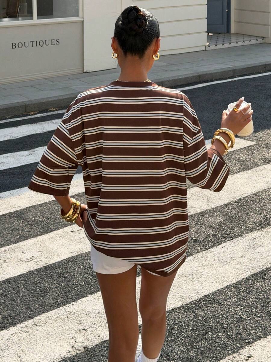 Alenya | Comfortabel t-shirt met strepen