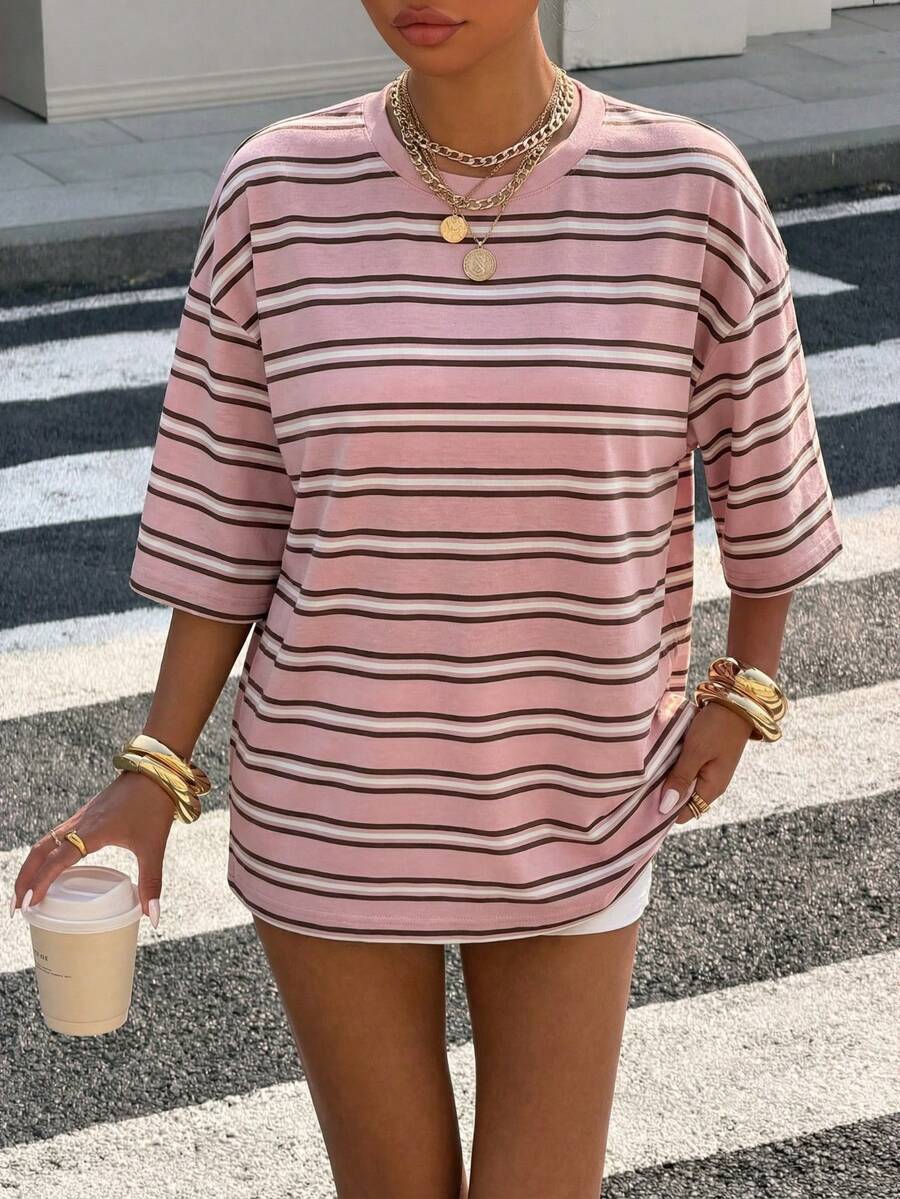 Alenya | Comfortabel t-shirt met strepen