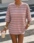 Alenya | Comfortabel t-shirt met strepen