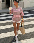 Alenya | Comfortabel t-shirt met strepen