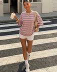 Alenya | Comfortabel t-shirt met strepen