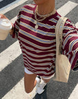 Alenya | Comfortabel t-shirt met strepen