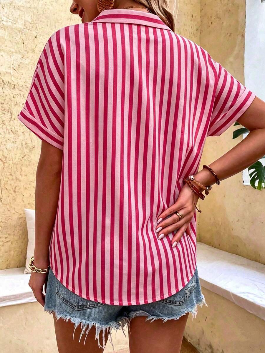 Zophia | Damesblouse met korte mouw v-hals