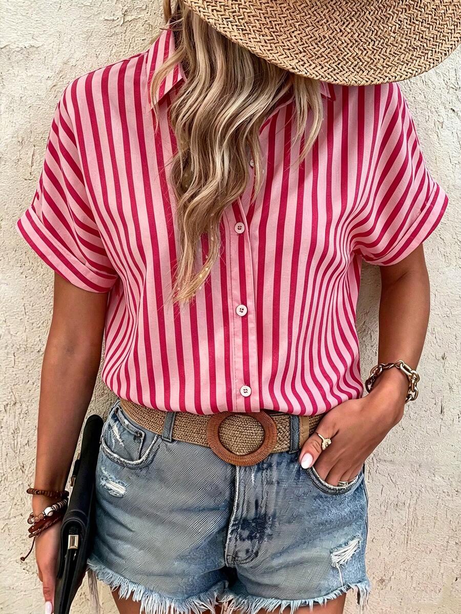 Zophia | Damesblouse met korte mouw v-hals