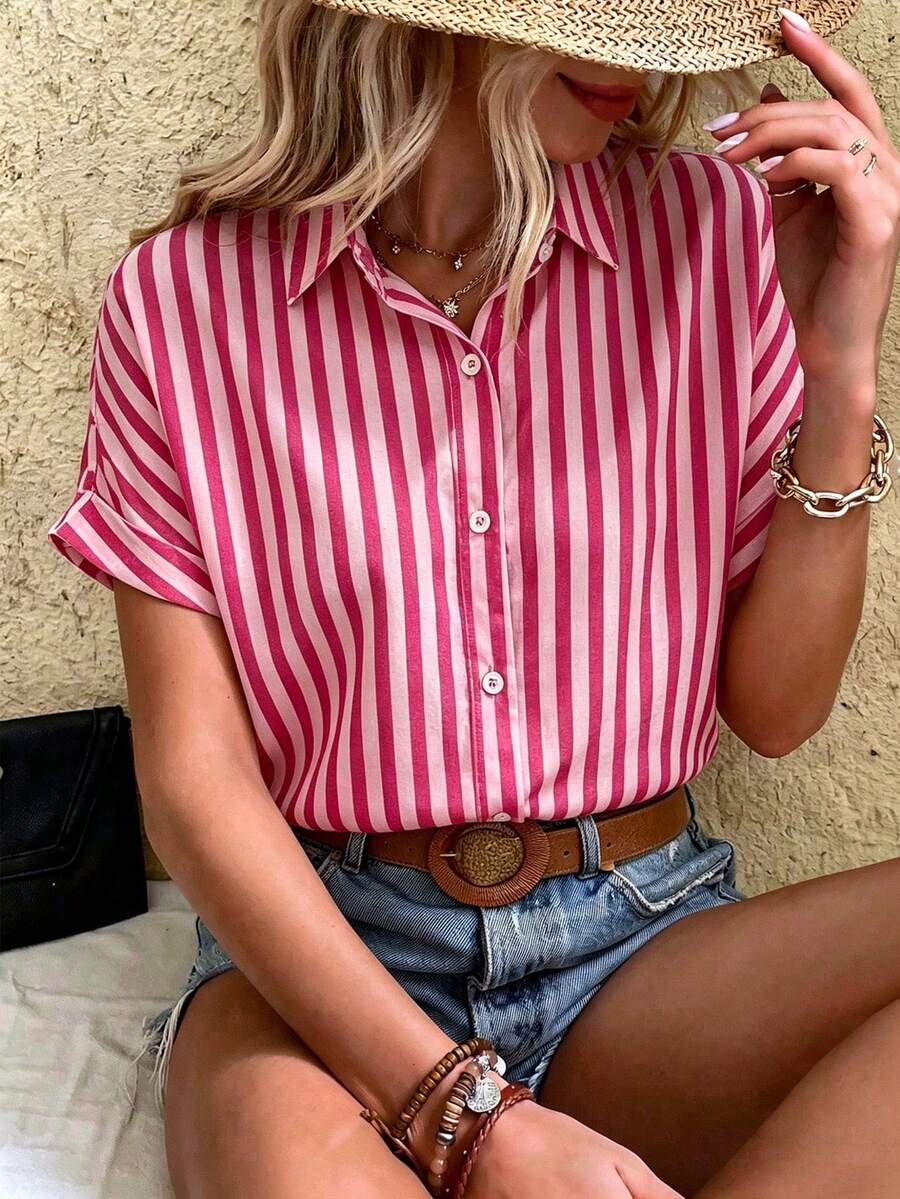 Zophia | Damesblouse met korte mouw v-hals
