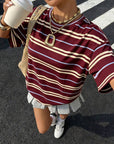 Alenya | Comfortabel t-shirt met strepen