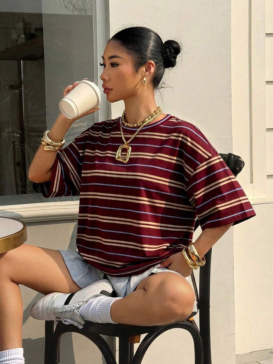 Alenya | Comfortabel t-shirt met strepen