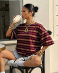 Alenya | Comfortabel t-shirt met strepen