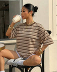 Alenya | Comfortabel t-shirt met strepen