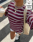 Alenya | Comfortabel t-shirt met strepen