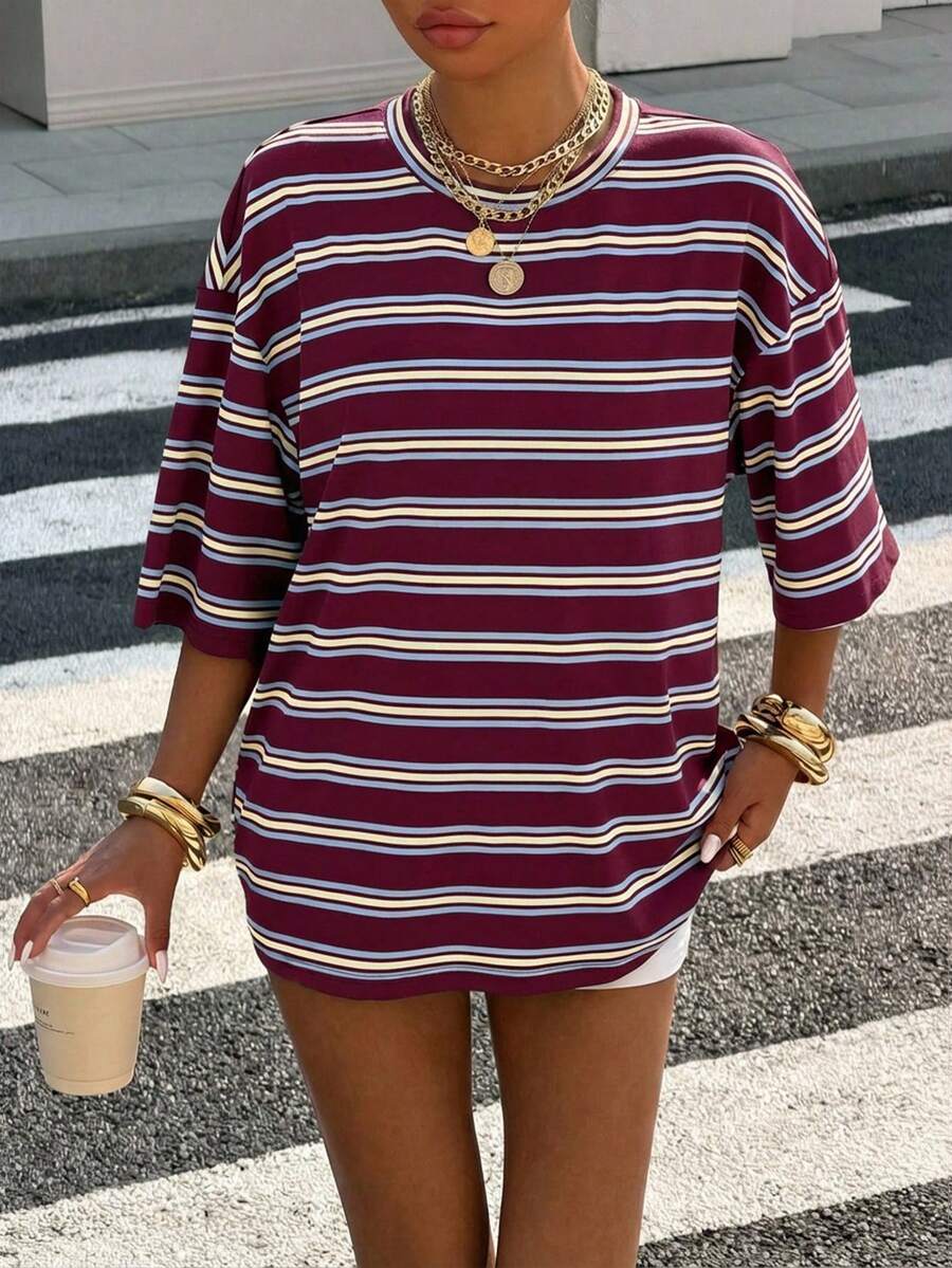 Alenya | Comfortabel t-shirt met strepen