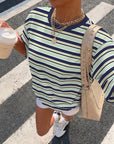 Alenya | Comfortabel t-shirt met strepen
