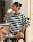 Alenya | Comfortabel t-shirt met strepen