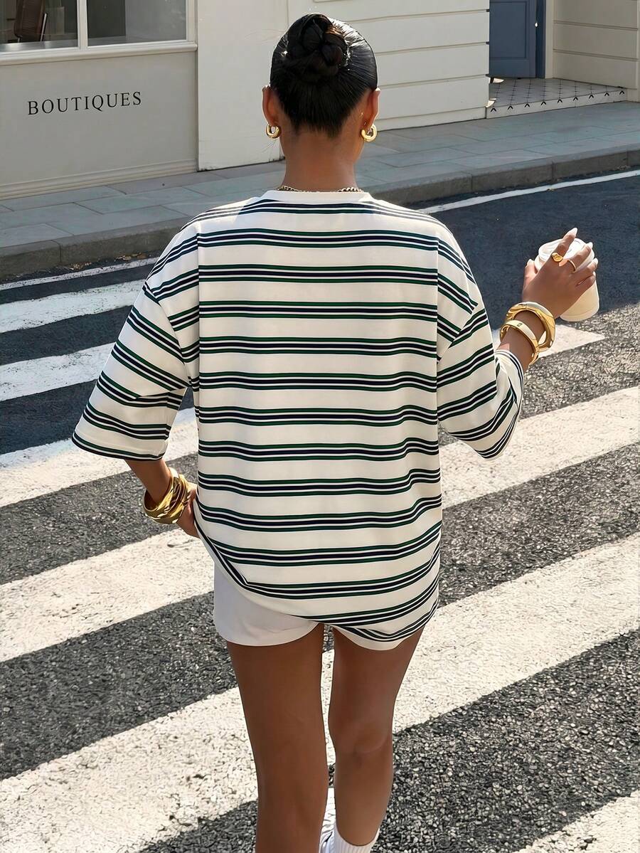 Alenya | Comfortabel t-shirt met strepen