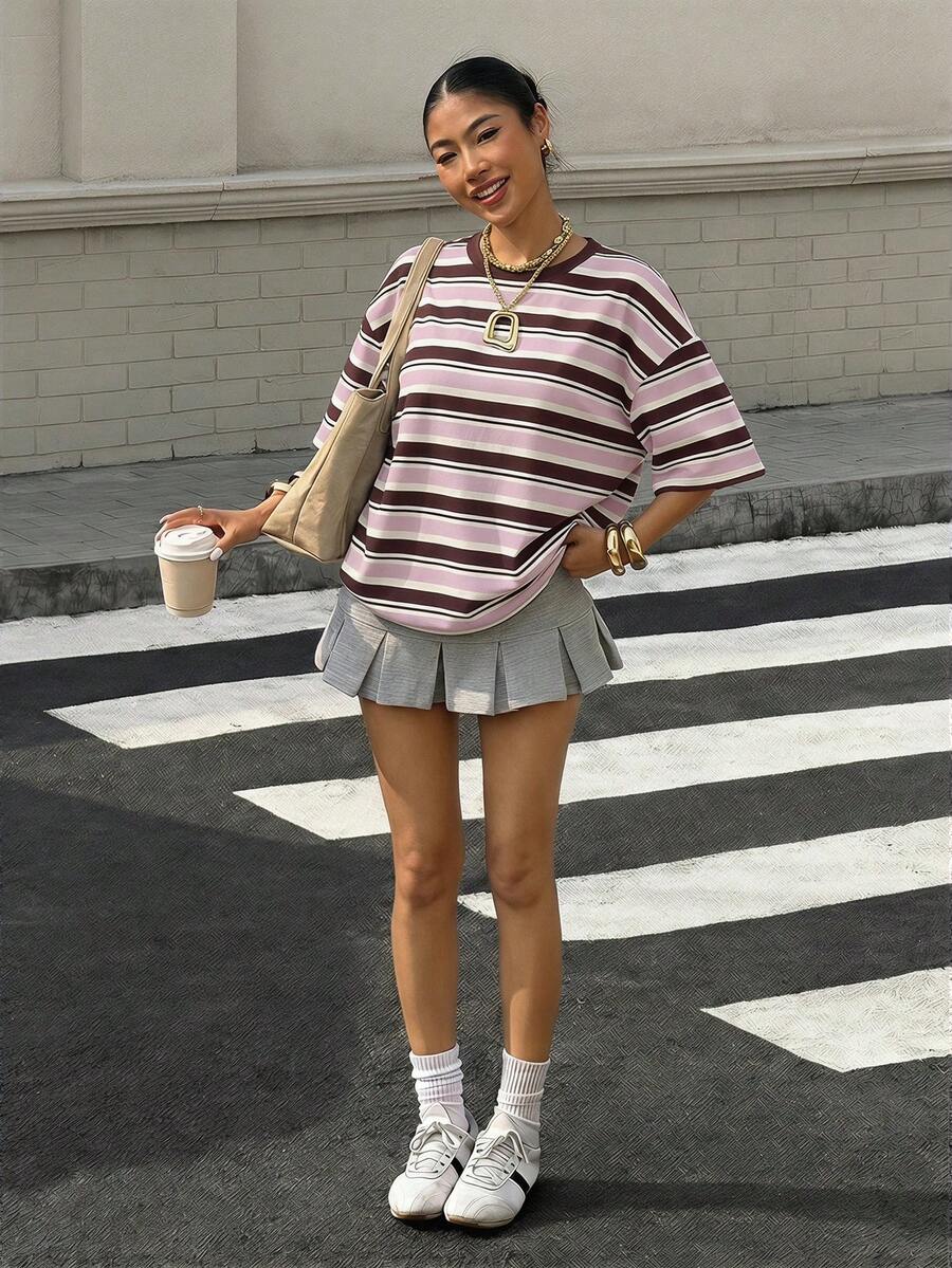 Alenya | Comfortabel t-shirt met strepen
