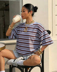 Alenya | Comfortabel t-shirt met strepen