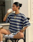Alenya | Comfortabel t-shirt met strepen