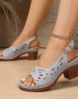 Kiara™ | Sandalen met sleehak